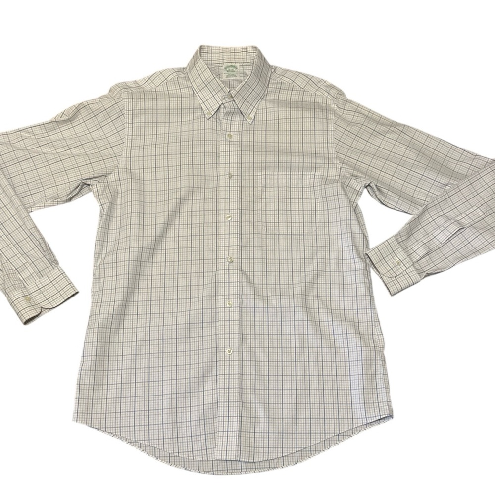 Brooks Brothers Classic-Fit Non-Iron Supima®‎ Cotton Dress Shirt ,Like New 16-32